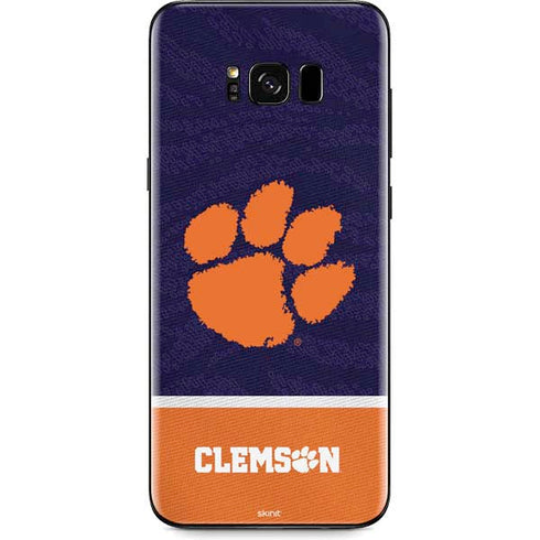 Clemson University Paw Logo Galaxy S8 Plus Skin