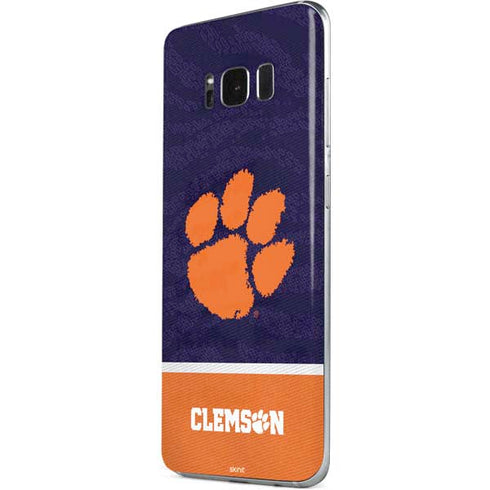 Clemson University Paw Logo Galaxy S8 Skin