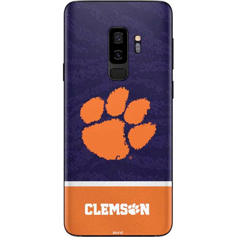 Clemson University Paw Logo Galaxy S9 Plus Skin