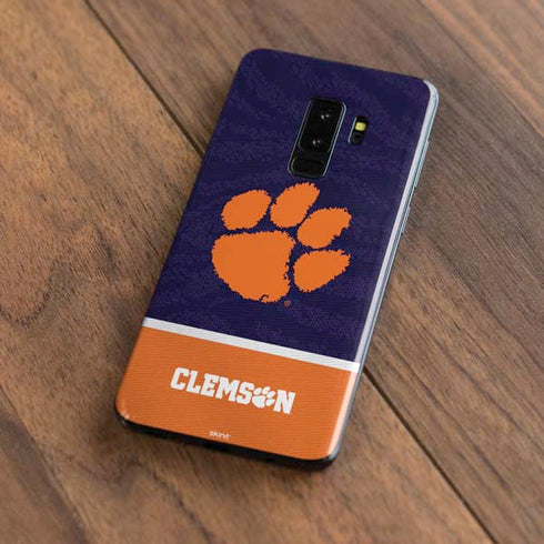 Clemson University Paw Logo Galaxy S9 Plus Skin