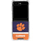 Clemson University Paw Logo Galaxy Z Flip6 Clear Case