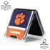 Clemson University Paw Logo Galaxy Z Flip6 Clear Case