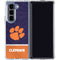 Clemson University Paw Logo Galaxy Z Fold5 5G Clear Case