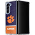 Clemson University Paw Logo Galaxy Z Fold5 5G Clear Case