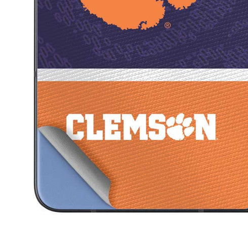 Clemson University Paw Logo Galaxy Z Fold5 5G Skin