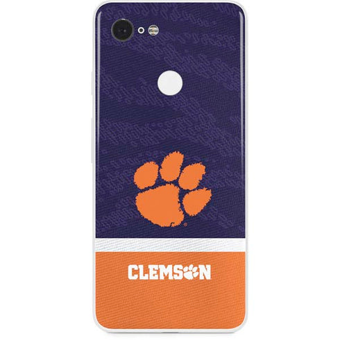 Clemson University Paw Logo Google Pixel 3 Skin