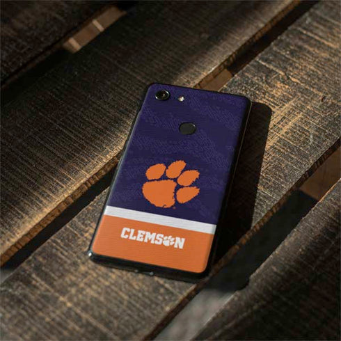 Clemson University Paw Logo Google Pixel 3 Skin
