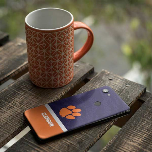 Clemson University Paw Logo Google Pixel 3a Skin