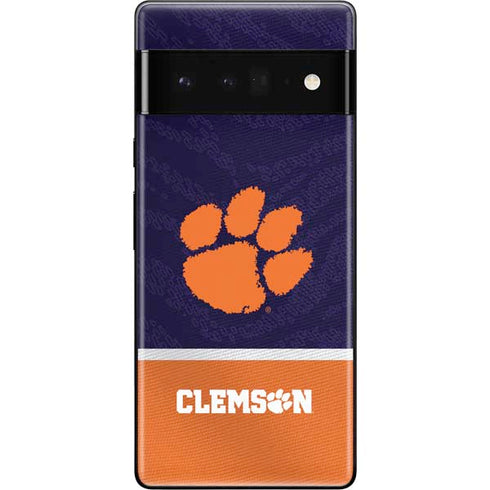 Clemson University Paw Logo Google Pixel 6 Pro Skin