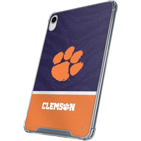Clemson University Paw Logo iPad 11th Gen (2025) Clear Case