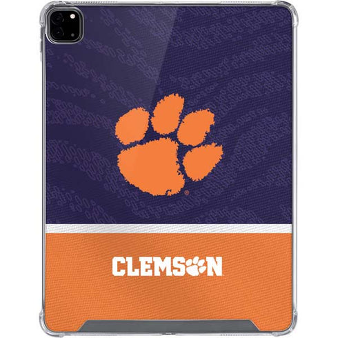Clemson University Paw Logo iPad Pro 12.9in (2020) Clear Case