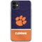 Clemson University Paw Logo iPhone 11 Clear Case