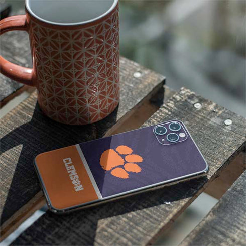 Clemson University Paw Logo iPhone 11 Pro Max Skin