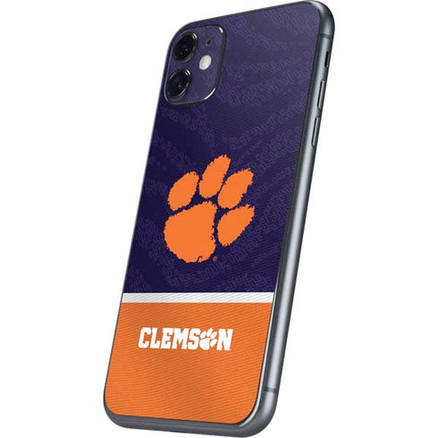 Clemson University Paw Logo iPhone 11 Skin