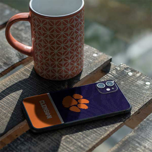 Clemson University Paw Logo iPhone 11 Skin