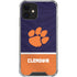 Clemson University Paw Logo iPhone 12 Clear Case