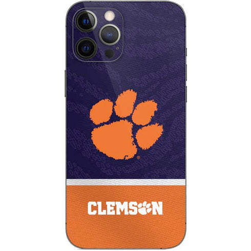 Clemson University Paw Logo iPhone 12 Pro Max Skin