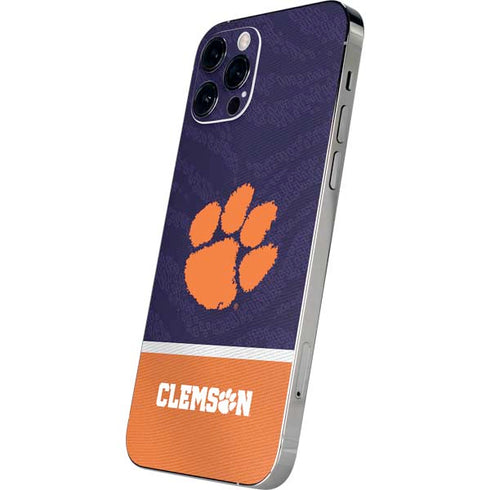 Clemson University Paw Logo iPhone 12 Pro Max Skin