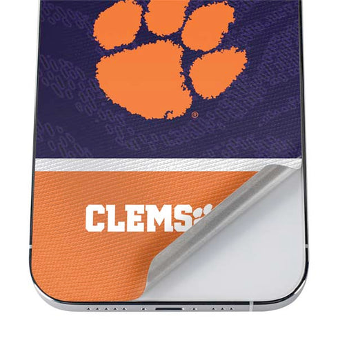 Clemson University Paw Logo iPhone 12 Pro Skin