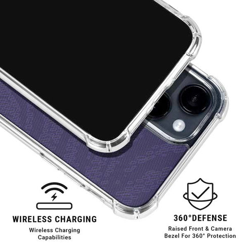Clemson University Paw Logo iPhone 14 Clear Case