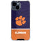 Clemson University Paw Logo iPhone 14 Plus Clear Case