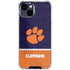 Clemson University Paw Logo iPhone 14 Plus Clear Case