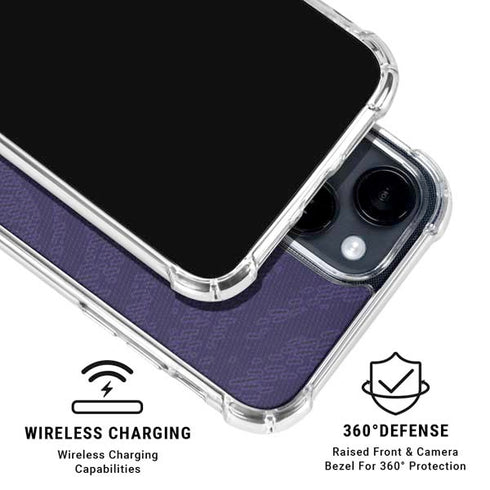 Clemson University Paw Logo iPhone 14 Plus Clear Case