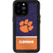 Clemson University Paw Logo iPhone 14 Pro Max Waterproof Case