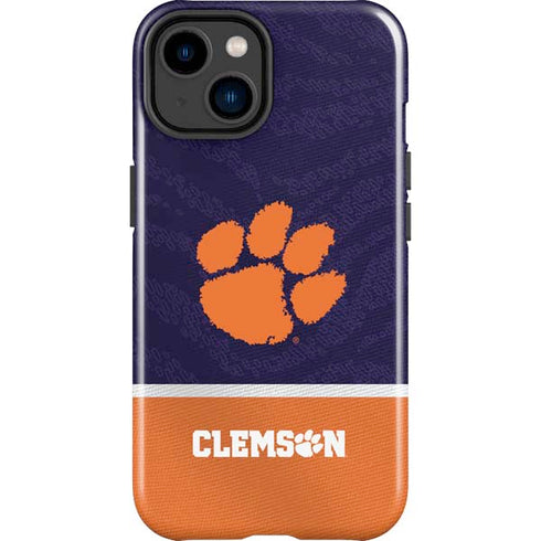 Clemson University Paw Logo iPhone 15 Impact Case
