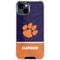 Clemson University Paw Logo iPhone 15 Plus Clear Case