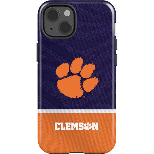 Clemson University Paw Logo iPhone 15 Plus Impact Case