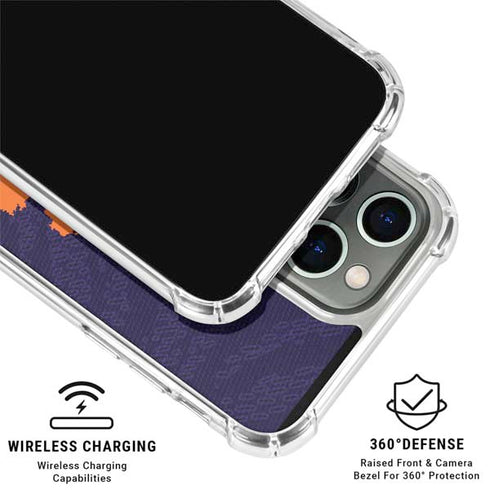 Clemson University Paw Logo iPhone 15 Pro Clear Case
