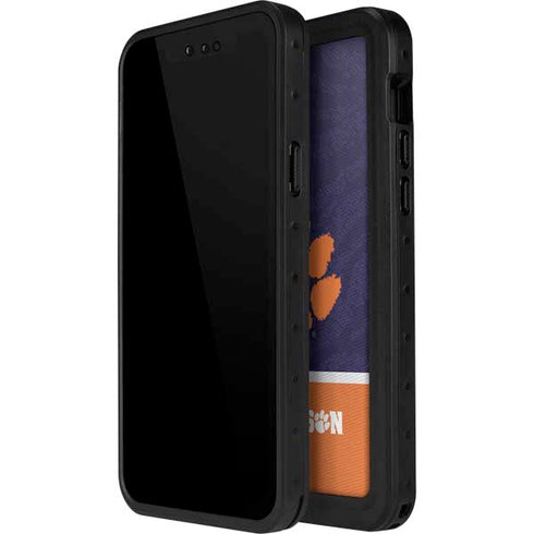Clemson University Paw Logo iPhone 15 Pro Waterproof Case