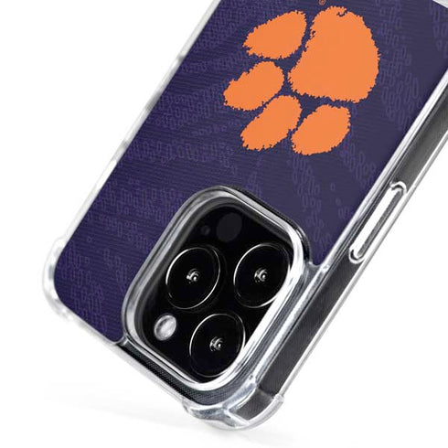 Clemson University Paw Logo iPhone 16 Pro Max MagSafe Case