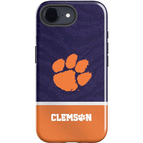 Clemson University Paw Logo iPhone 16e Impact Case