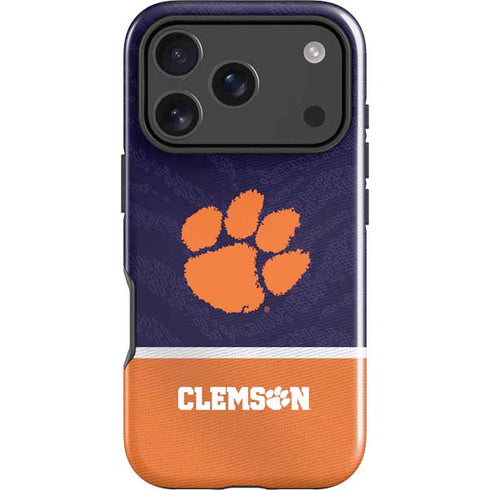 Clemson University Paw Logo iPhone 18 Pro Impact Case