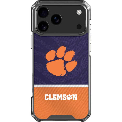 Clemson University Paw Logo iPhone 18 Pro Max Clear Case