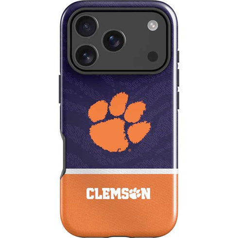 Clemson University Paw Logo iPhone 18 Pro Max Impact Case