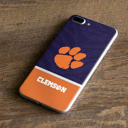 Clemson University Paw Logo iPhone 8 Plus Skin
