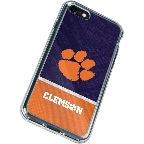 Clemson University Paw Logo iPhone SE (2nd & 3rd Gen) Clear Case