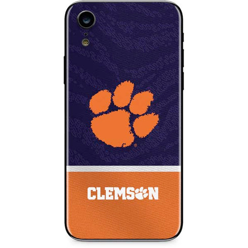 Clemson University Paw Logo iPhone XR Skin