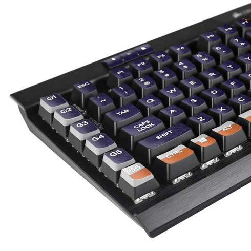 Clemson University Paw Logo K95 RGB PLATINUM Mechanical Gaming Keyboard Skin