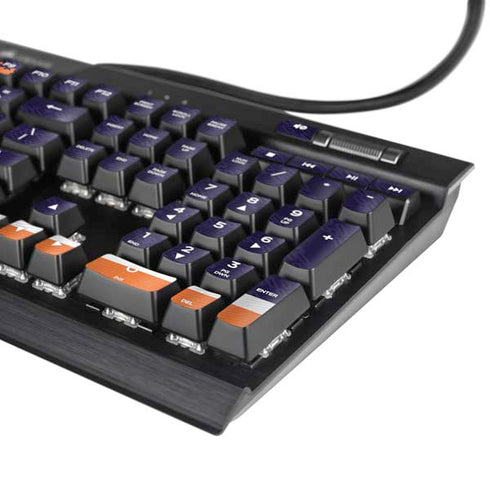 Clemson University Paw Logo K95 RGB PLATINUM Mechanical Gaming Keyboard Skin