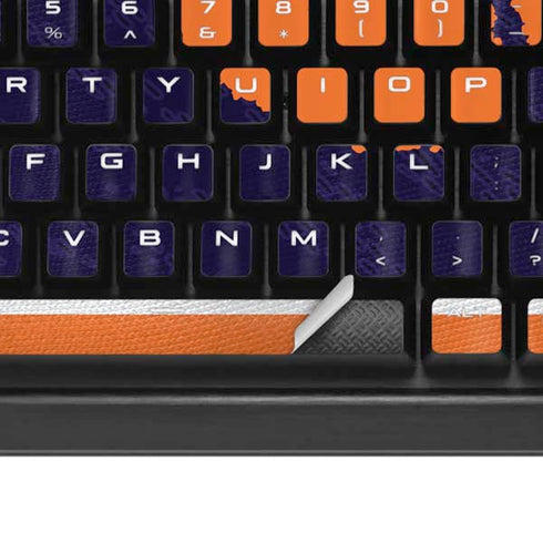 Clemson University Paw Logo K95 RGB PLATINUM Mechanical Gaming Keyboard Skin