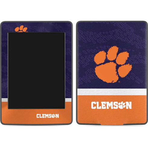 Clemson University Paw Logo Amazon Kindle Skin