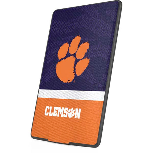 Clemson University Paw Logo Amazon Kindle Skin