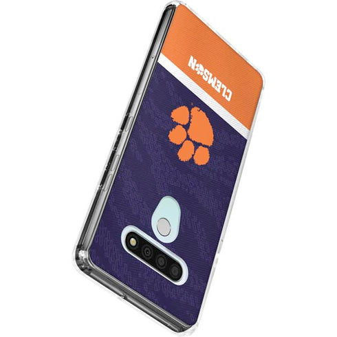 Clemson University Paw Logo LG Stylo 6 Clear Case