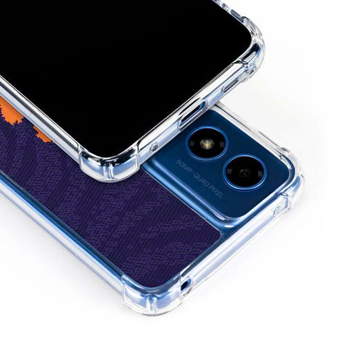 Clemson University Paw Logo Moto G Play 4G (2024) Clear Case