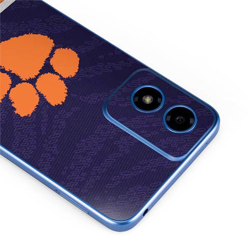 Clemson University Paw Logo Moto G Play 4G (2024) Skin