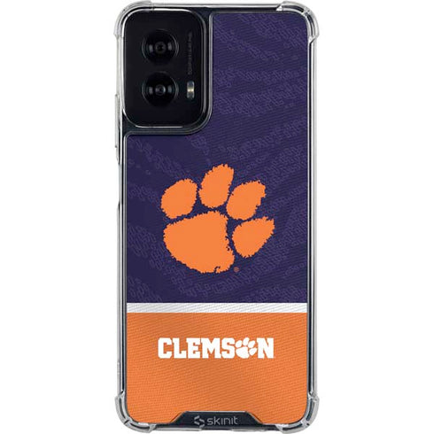 Clemson University Paw Logo Moto G Power 5G (2024) Clear Case